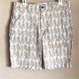 Goodfellow & Co Linden pineapple flat front shorts